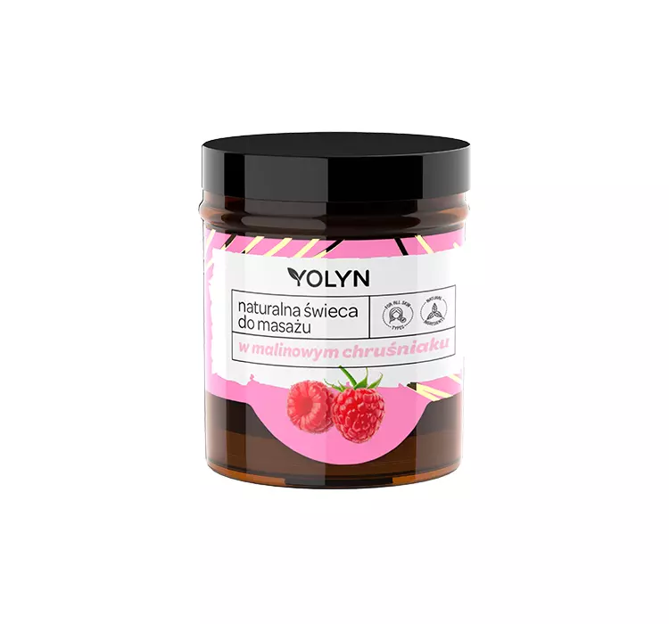 Yolyn, Świeca Do Masażu W Malinowy Chruśniaku, 120 ml