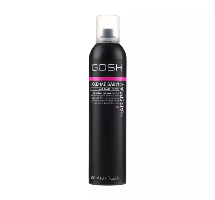 Gosh Hold Me Baby! Hairspray lakier do włosów 300 ml