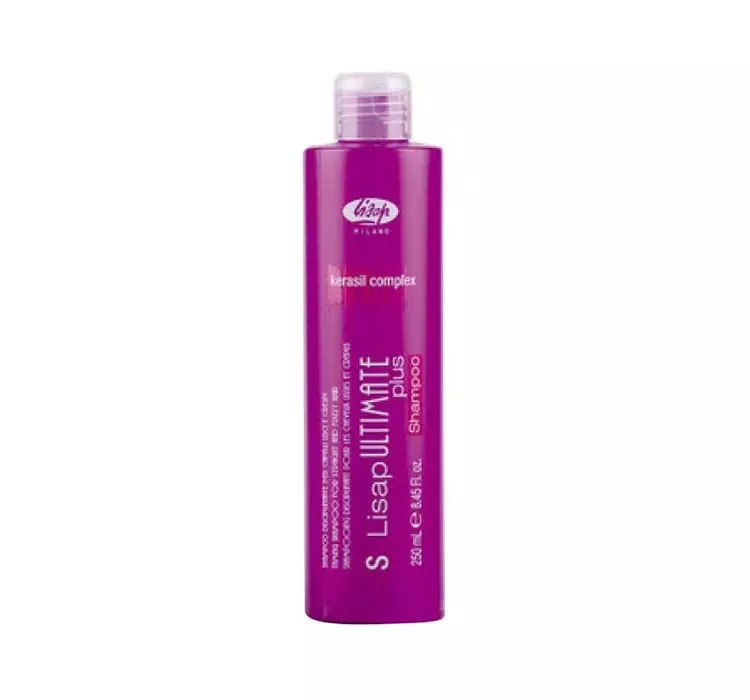 Lisap Ultimate Plus, szampon wygładzający do włosów, 250 ml