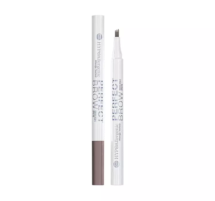 Bel HYPOAllergenic Flamaster do brwi z grzebyczkiem Perfect Brow Brush Pen - 01 Jasny Brąz