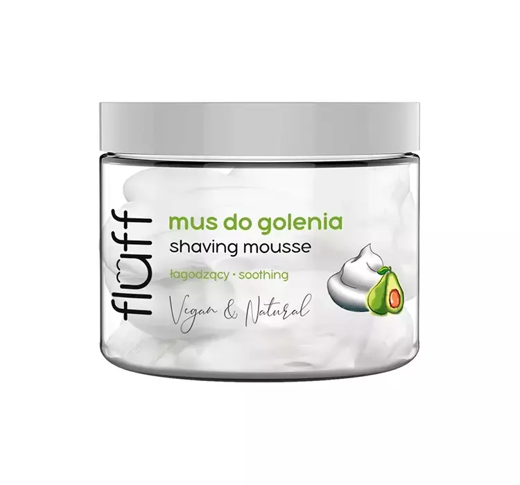FLUFF Fluff mus do golenia z avocado i niacynamidem 200 ml