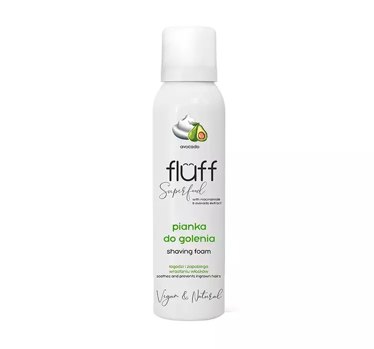FLUFF Fluff pianka do golenia z avocado i niacynamidem 150 ml