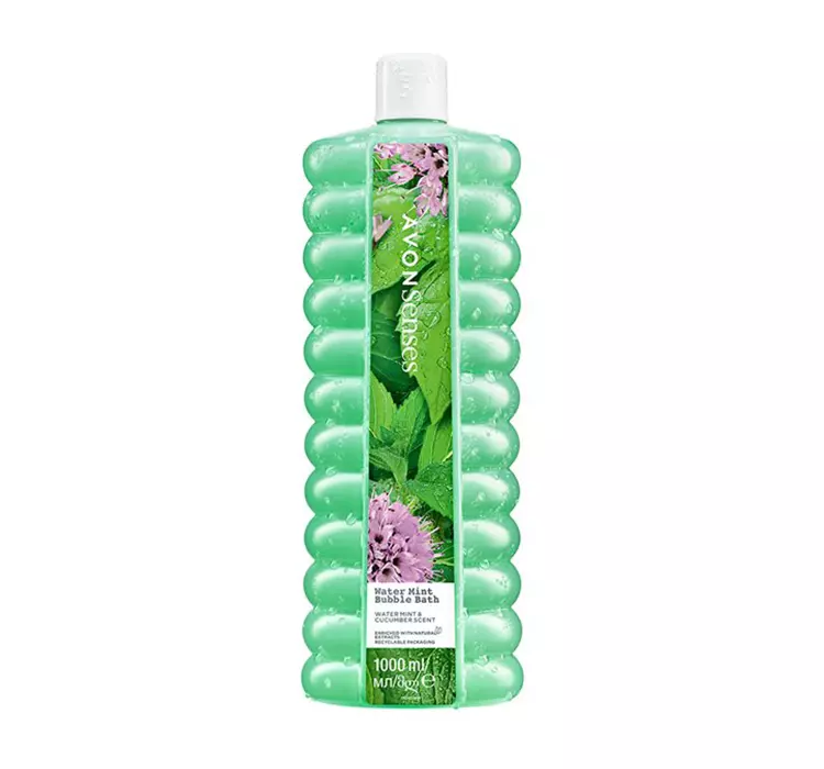 AVON SENSES BUBBLE BATH PŁYN DO KĄPIELI WATER MINT 1000ML