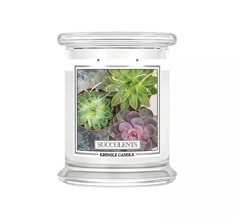 Kringle Candle Medium Jar Succulents - świeca zapachowa 411 g