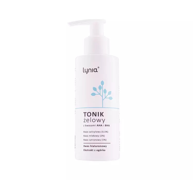 LYNIA ŻELOWY TONIK DO TWARZY Z KWASAMI BHA I AHA 100ML
