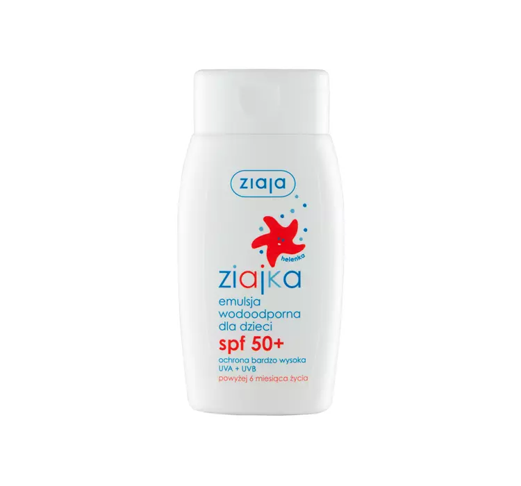 Ziaja Ziajka Słoneczna emulsja wodoodporna dla dzieci powyżej 12 miesięcy SPF50+ 125ml