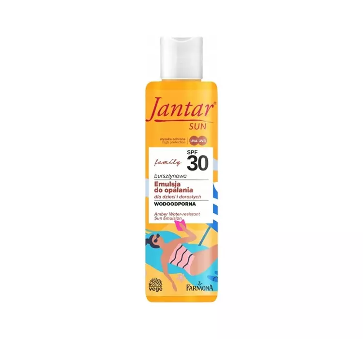 JANTAR SUN 200ML SPF30 FAMILY BURSZTYN EMULSJA D/OPAL.WOD./944 @
