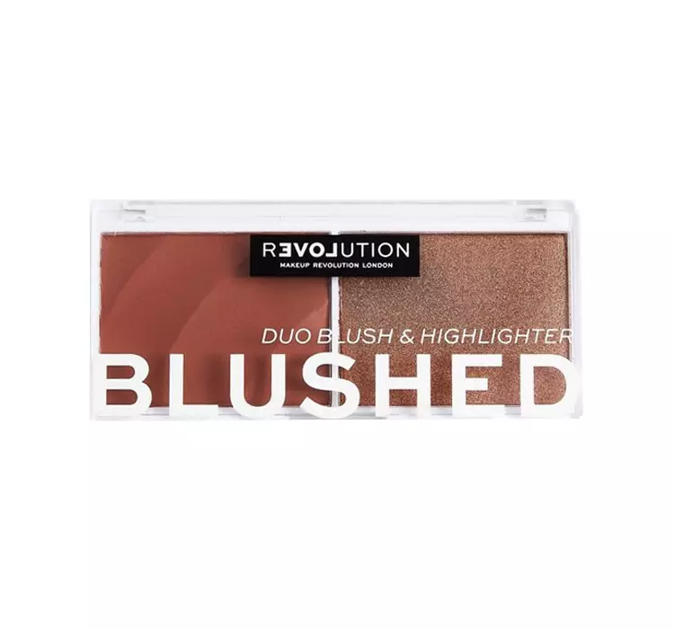 Revolution Relove Revolution Relove Colour Play Blushed Duo Blush & Highlighter zestaw kosmetyków 5,8 g dla kobiet Baby