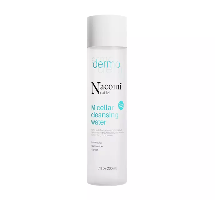 Nacomi Dermo Next Level, płyn micelarny do suchej i wrażliwej skóry, 200ml