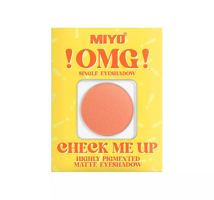 MIYO - !OMG! - Check Me Up - Highly Pigmented Matte Eyeshadow - Magnetyczny cień do powiek - Matowy - 1,3 g - 11 PUMPKIN