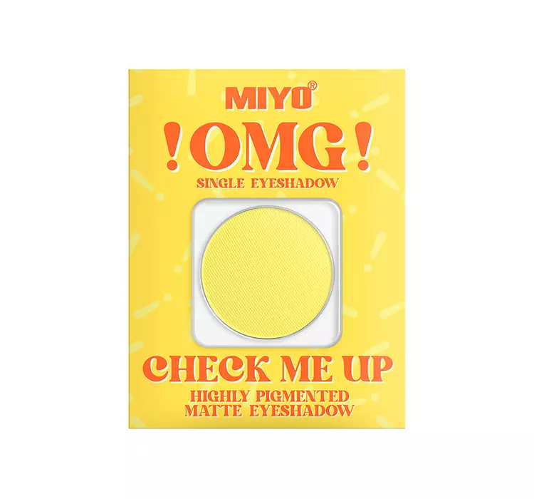 MIYO - !OMG! - Check Me Up - Highly Pigmented Matte Eyeshadow - Magnetyczny cień do powiek - Matowy - 1,3 g - 10 SUNFLOWER