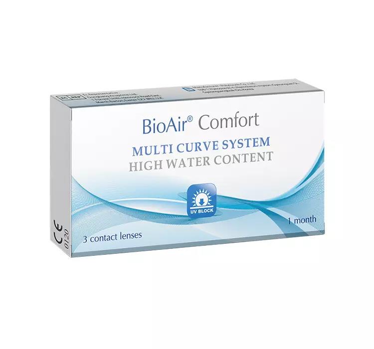 BioAir, Comfort, Soczewki miesięczne -2.25 krzywizna 8,6, 3 szt.