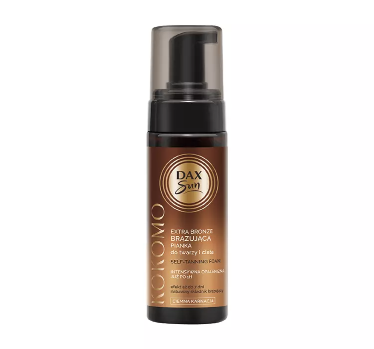 Dax Sun Kokomo - Brązująca Pianka Extra Dark ciemna karnacja 160 ml