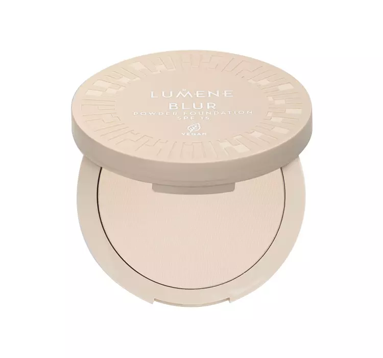 Lumene BLUR Powder Foundation - SPF15 - Wegański podkład do twarzy w pudrze - 10 g - 2