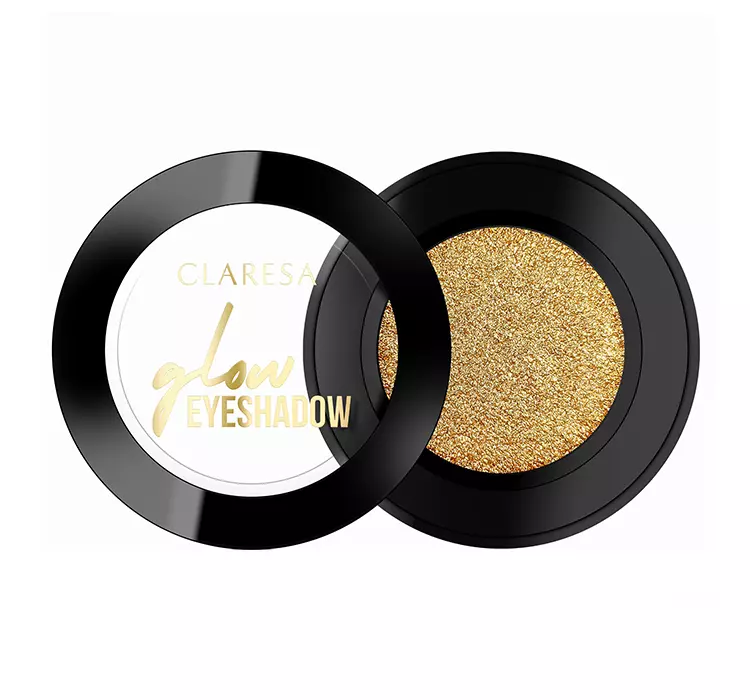 CLARESA - GLOW - EYESHADOW - Perłowy cień do powiek - 06 - GOLD RUSH