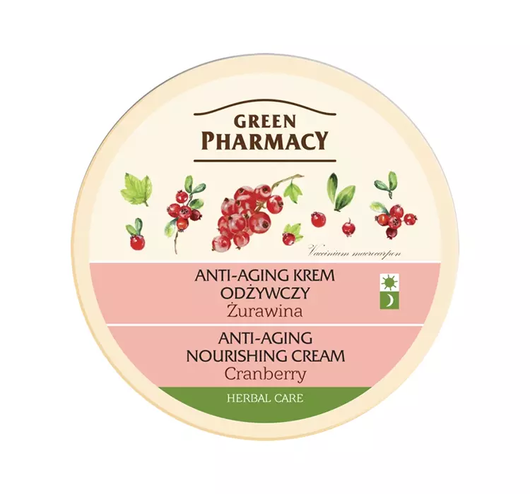 Green Pharmacy ELFA PHARM POLSKA Anti-aging krem odżywczy żurawina 150 ml