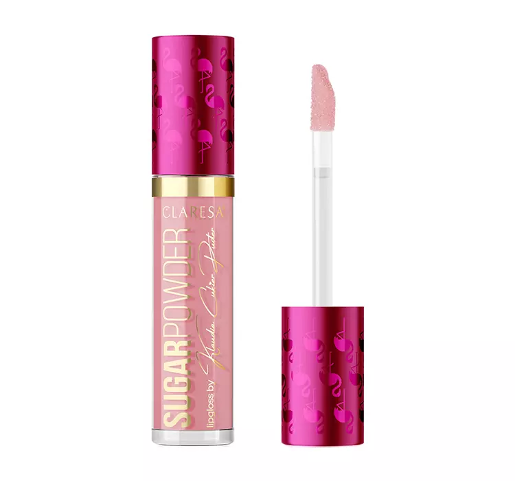 CLARESA - SUGAR POWDER - Lipgloss by Klaudia Cukier Puder - Błyszczyk do ust - 4,2 g - 04 - PINKOBELLO