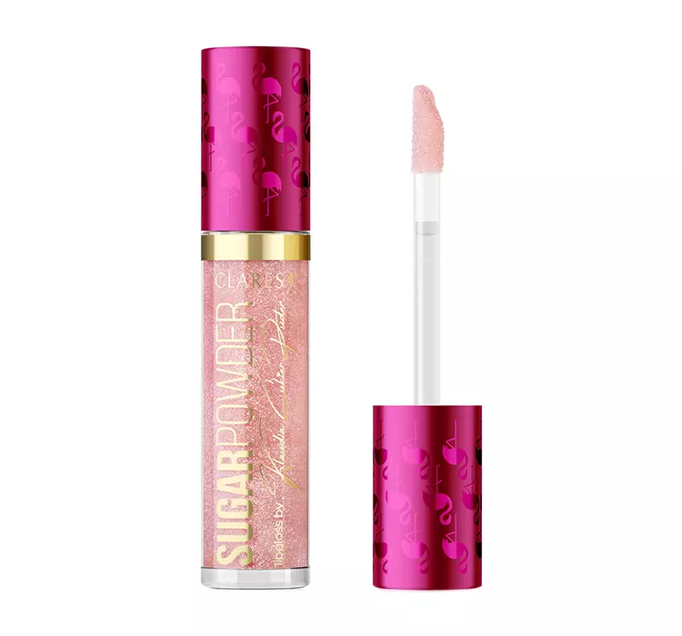 CLARESA - SUGAR POWDER - Lipgloss by Klaudia Cukier Puder - Błyszczyk do ust - 4,2 g - 02 - KIRA KIRA