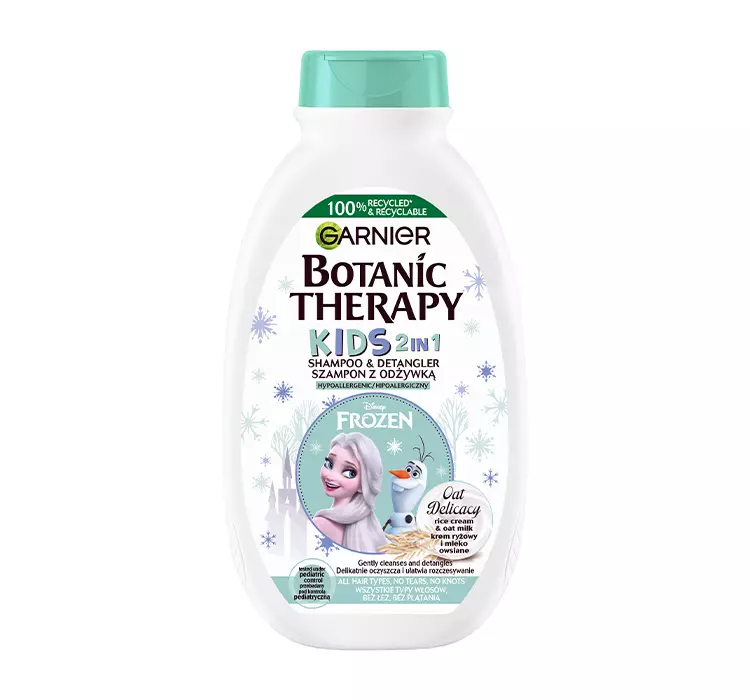 Garnier Botanic Therapy Kids Szampon do włosów 2w1 Oat Delicacy Kraina Lodu 250 ml