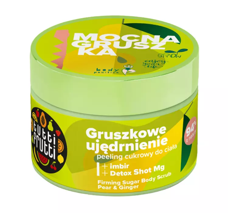 Farmona Tutti Frutti Peeling cukrowy do ciała Gruszkowe Ujędrnienie Gruszka&Imbir 300g