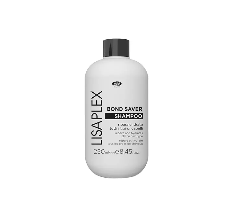 Lisaplex Bond Saver Shampoo, Szampon Odbudowujący Do Włosów Zniszczonych i Osłabionych 250ml