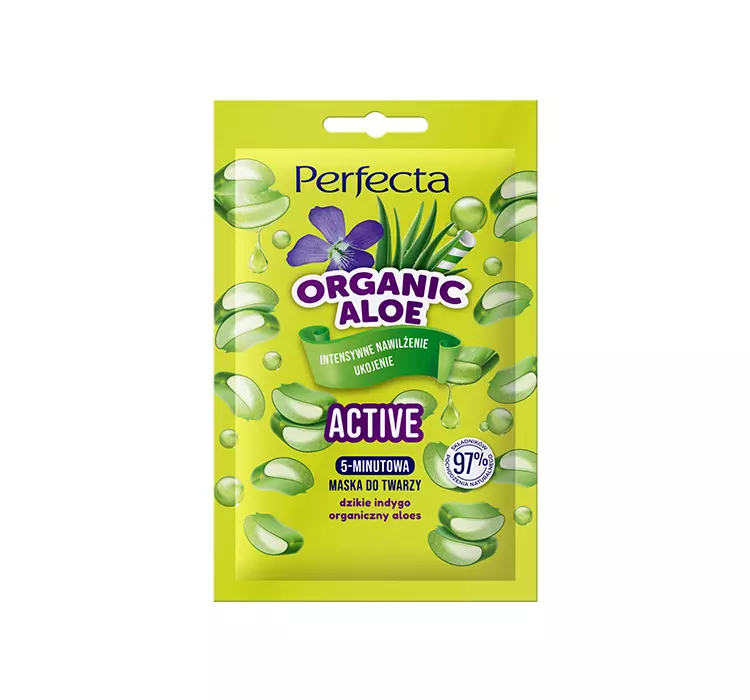 Perfecta Organic Aloe, 5-minutowa maska do twarzy Active 10.0 ml