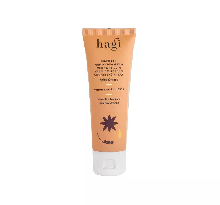 Hagi Naturalny Krem do rąk regenerujący SOS Korzenna Pomarańcza 50 ml