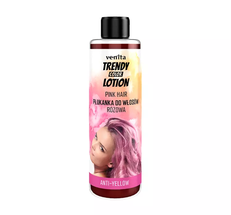 Venita Trendy Color Lotion płukanka do włosów Różowa 200ml