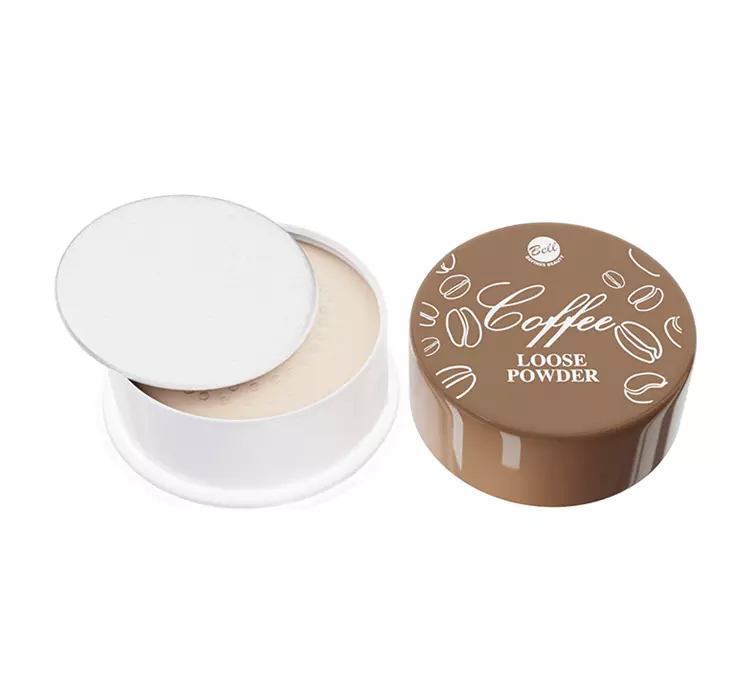 Bell - Coffee Loose Powder - Sypki puder blurujący o zapachu kawy - 8 g