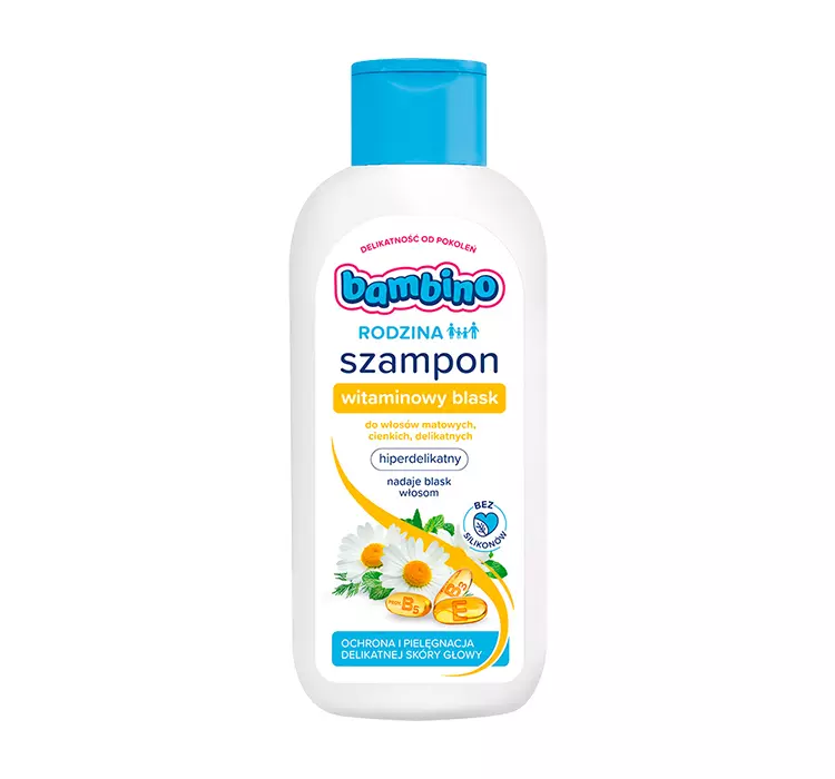 Rodzina szampon witaminowy blask do włosów matowych i delikatnych 400 ml