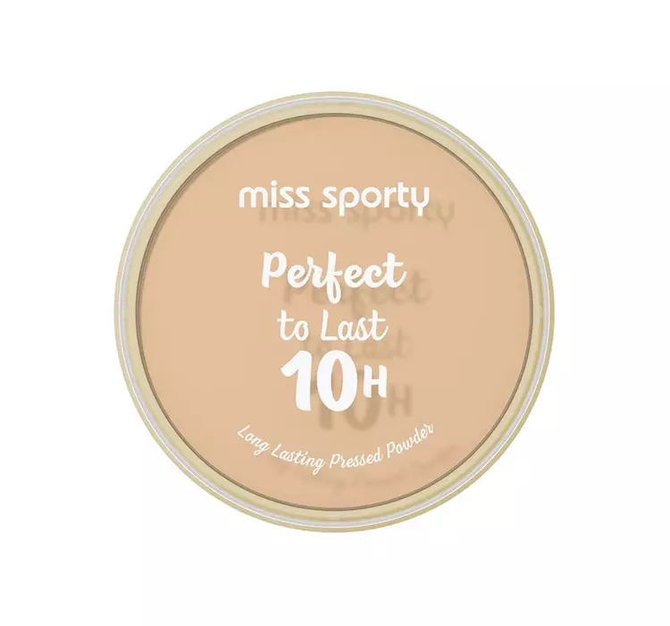 Miss Sporty Perfect To Last 10h długotrwały puder w kamieniu 010 Porcelain 9 g
