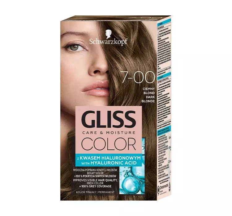 Schwarzkopf Gliss Color Krem koloryzujący nr 7-00 Ciemny Blond 1op. SO_111669