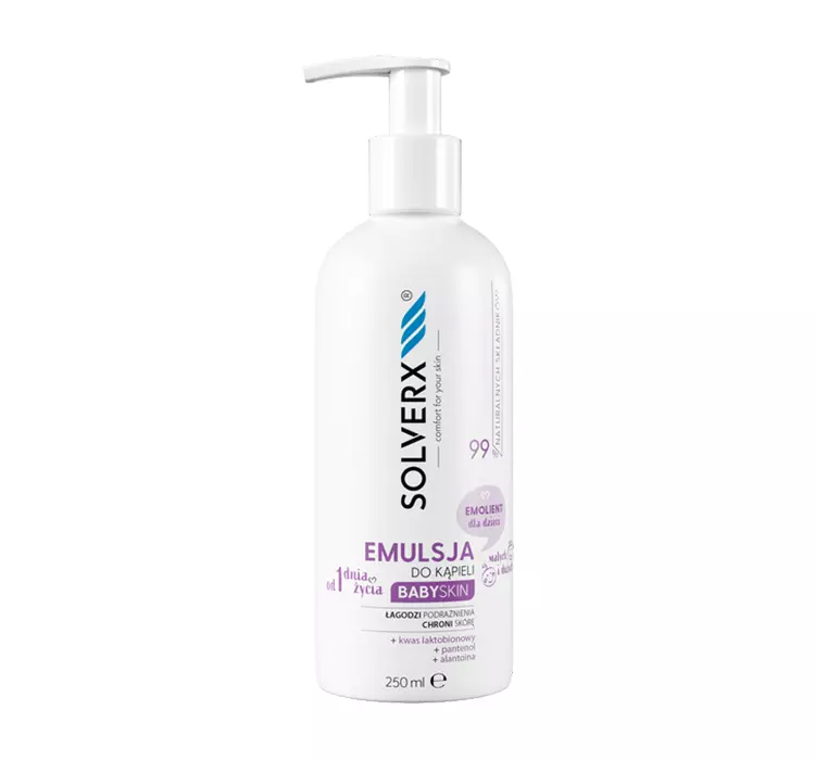 Solverx Baby Skin - Emulsja do kąpieli 250ml