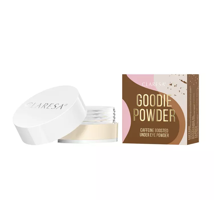 CLARESA - GOODIE POWDER - Caffeine Boosted Under Eye Powder - Superwygładzający puder pod oczy z kofeiną - 6 g