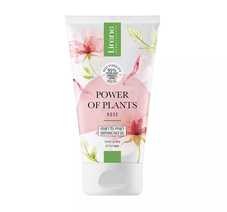 Lirene Power of Plants kojący żel myjący Róża 150ml