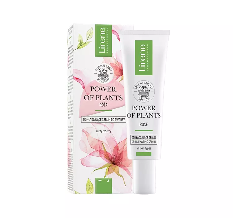 Lirene Power Of Plants Róża Odmładzające serum do twarzy 30ml