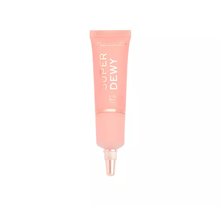 MAKEUP REVOLUTION SUPERDEWY LIQUID BLUSH PŁYNNY RÓŻ DO POLICZKÓW FORTUNATELY FLUSHED 15ML