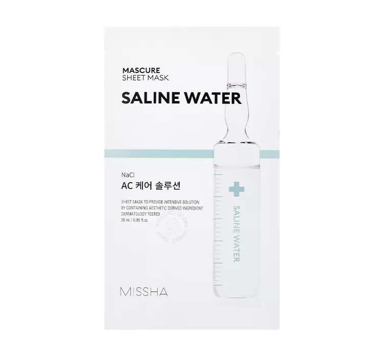 Missha Mascure Ac Care Solution Sheet Mask Saline Water - 27 ml / 1 szt 2099748