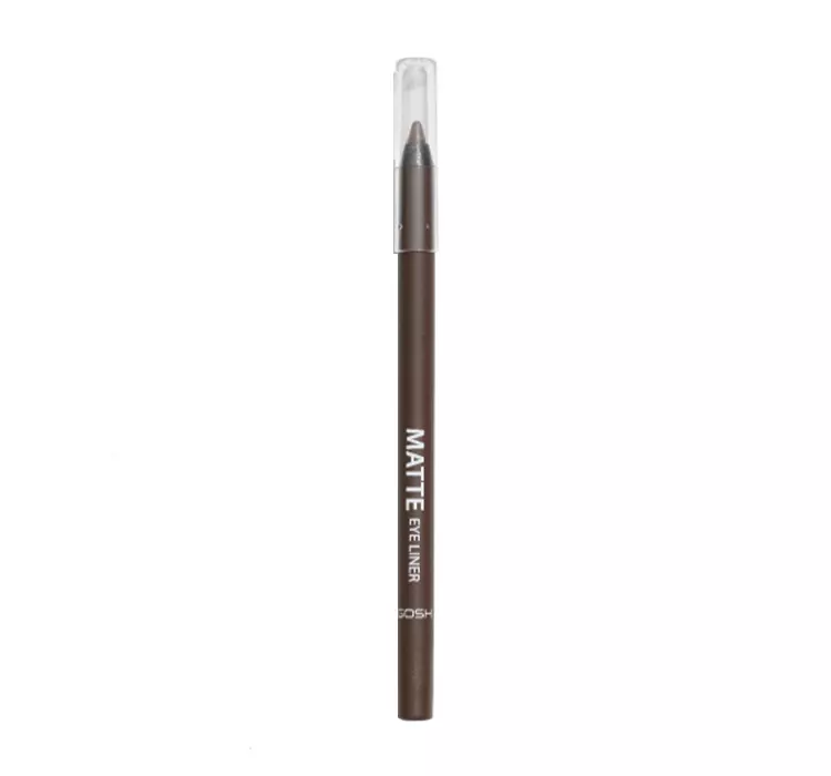 GOSH - Matte Eye Liner - Wodoodporna matowa kredka do oczu - 1,2 g - 014 CHOCOLATE BROWN