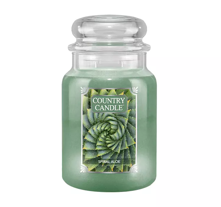 Spiral Aloe Country Candle 680 G