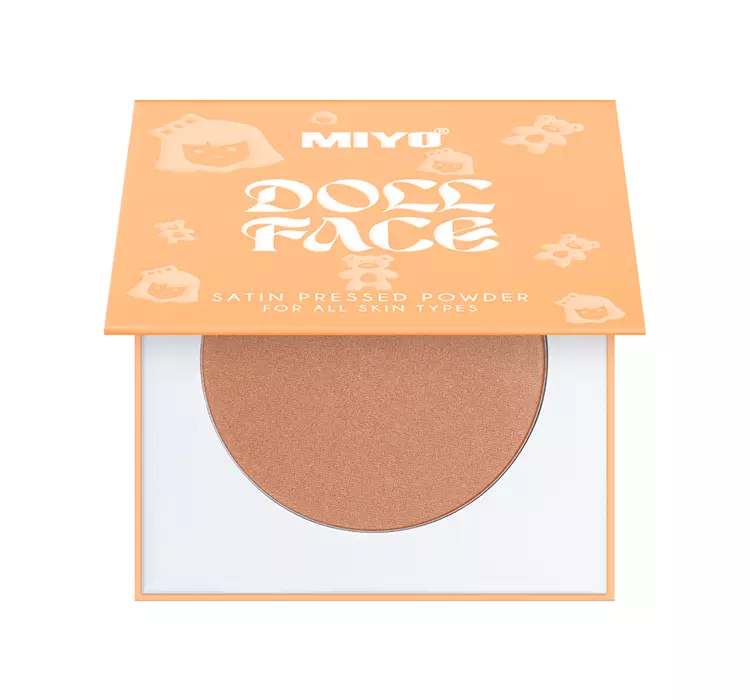 MIYO - DOLL FACE - Satin Pressed Powder - Prasowany puder do twarzy - 7 g - 04 MALIBU