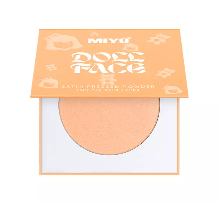 MIYO - DOLL FACE - Satin Pressed Powder - Prasowany puder do twarzy - 7 g - 03 BALLERINA