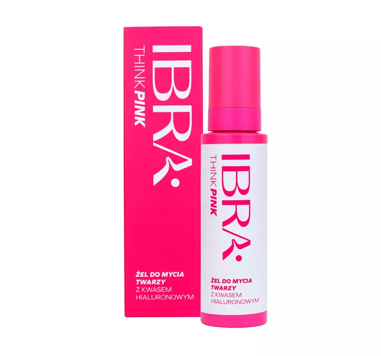 Ibra - THINK PINK - Cleansing Face Gel With Hyaluronic Acid - Żel do mycia twarzy z kwasem hialuronowym - 150 ml