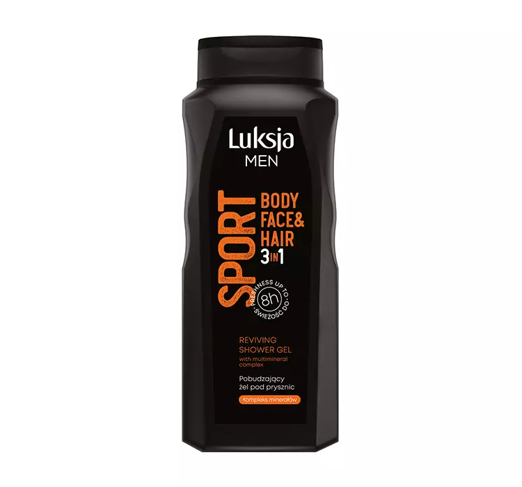 Luksja, Men Sport, Żel pod prysznic 3w1, 500 ml