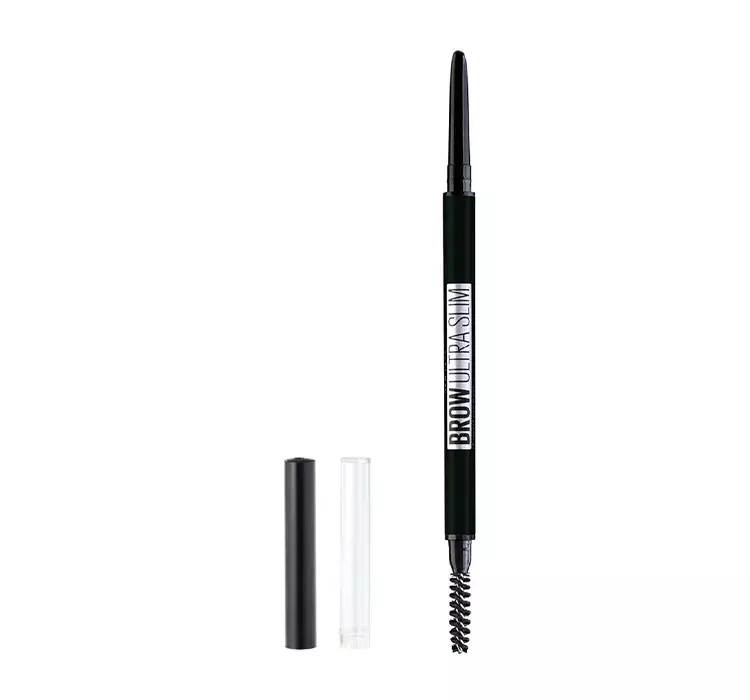 Maybelline BROW ULTRA SLIM - DEFINING PENCIL - Automatyczna kredka do brwi ze szczoteczką - 03 - BLACK