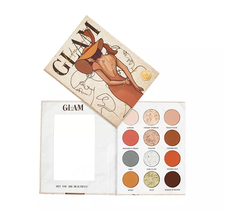 Mexmo - Glam Eyeshadow Palette - Paleta 12 cieni do powiek - 12 x 1,5g