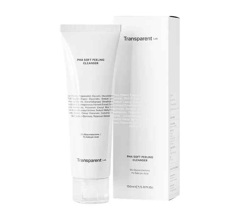 Transparent Lab Oczyszczająco-złuszczający żel do mycia twarzy 150ml