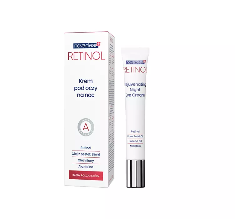 NovaClear Retinol Przeciwzmarszkowy krem pod oczy na noc 15.0 ml