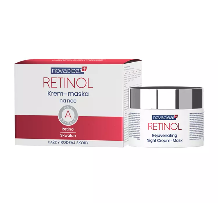 NovaClear Retinol Przeciwzmarszczkowy krem- maska  na noc 50.0 ml