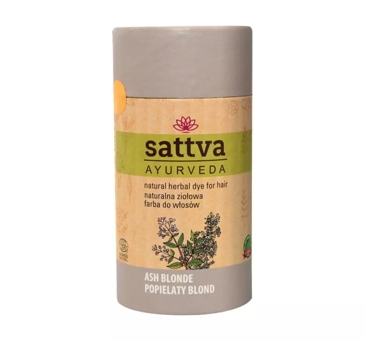 Sattva, Naturalna Ziołowa Farba/henna Do Włosów 13 Popielaty Blond Ash Blonde, 150g